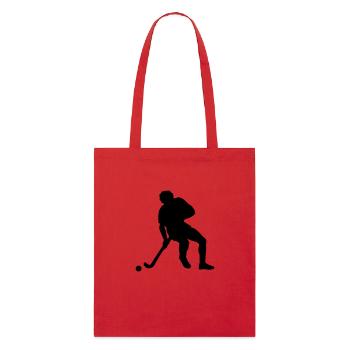 field hockey sport - Stanley/Stella Bio-Stoffbeutel - Rot - Vorne