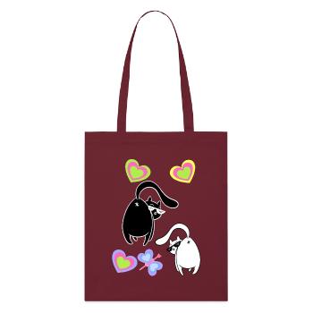 Chats, Chats, Enfants, Enfant, Chaton - Tote bag bio Stanley/Stella - bordeaux - Devant