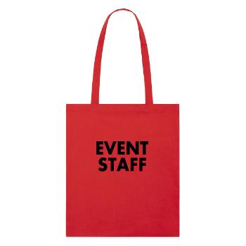 Event staff - Stanley/Stella Bio-Stoffbeutel - Rot - Vorne