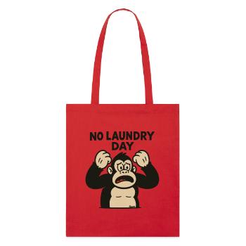 Singe faisant une crise de colère face à l’échec de la lessive - Tote bag bio Stanley/Stella - rouge - Devant