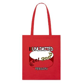Feel good - Stanley/Stella Organic Tote Bag - red - Front