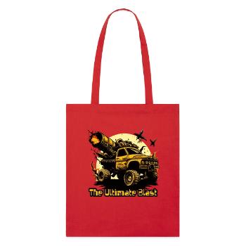 the ultimate Blast Monster Truck - Stanley/Stella Organic Tote Bag - red - Front