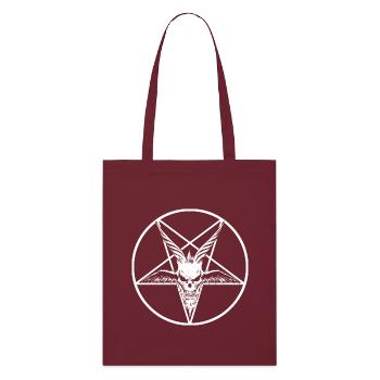 Satan White - Tote bag bio Stanley/Stella - bordeaux - Devant