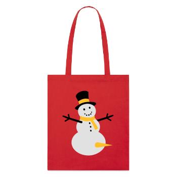 snow fun - Stanley/Stella Bio-Stoffbeutel - Rot - Vorne