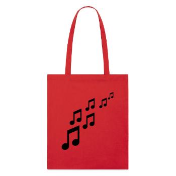 Notes - Stanley/Stella Organic Tote Bag - red - Front