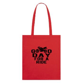 Naked Bike Ride - Stanley/Stella Organic Tote Bag - red - Back