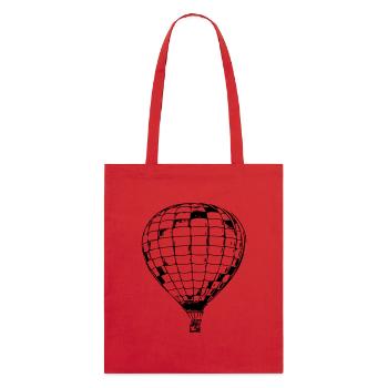 Ballon géométrique à air chaud - Tote bag bio Stanley/Stella - rouge - Dos