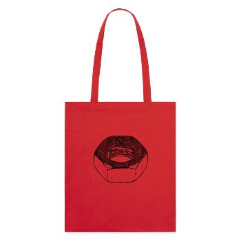 Écrou à vis avec surface vintage - Tote bag bio Stanley/Stella - rouge - Dos