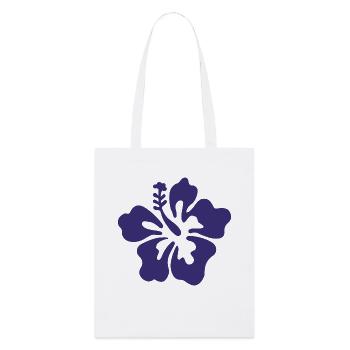 Hibiscus Flower - Lilac - Stanley/Stella Bio-Stoffbeutel - Weiß - Vorne