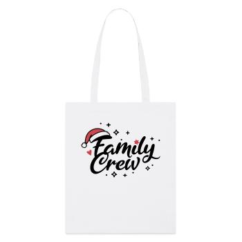Équipage familial Noël - Tote bag bio Stanley/Stella - blanc - Devant