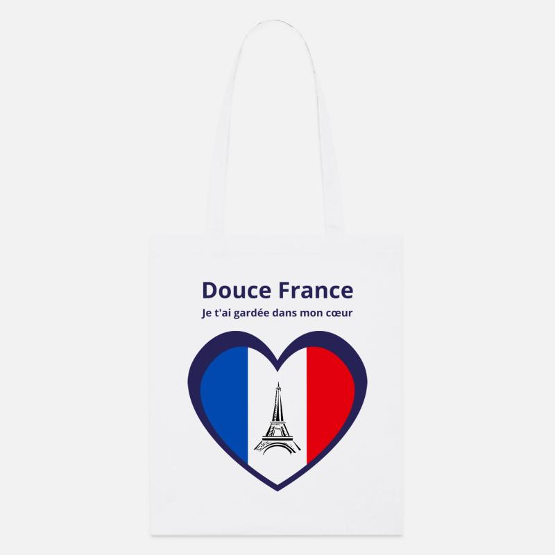 Douce France - Tote bag bio Stanley/Stella - blanc