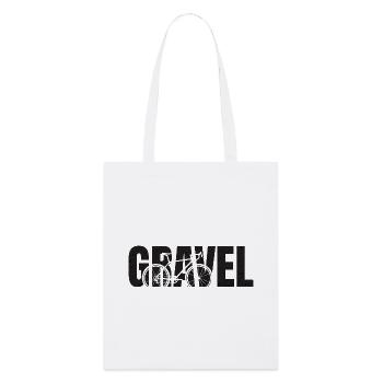 Gravel Typography - Stanley/Stella Bio-Stoffbeutel - Weiß - Vorne