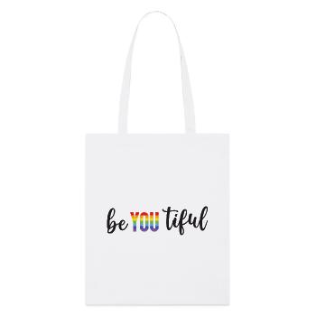 Pride Month LGBT - BeYOUTiful - Stanley/Stella Bio-Stoffbeutel - Weiß - Vorne