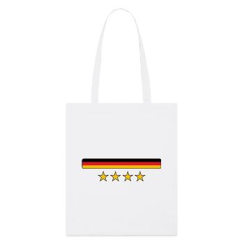 Drapeau Allemand - Allemagne - Tote bag bio Stanley/Stella - blanc - Devant