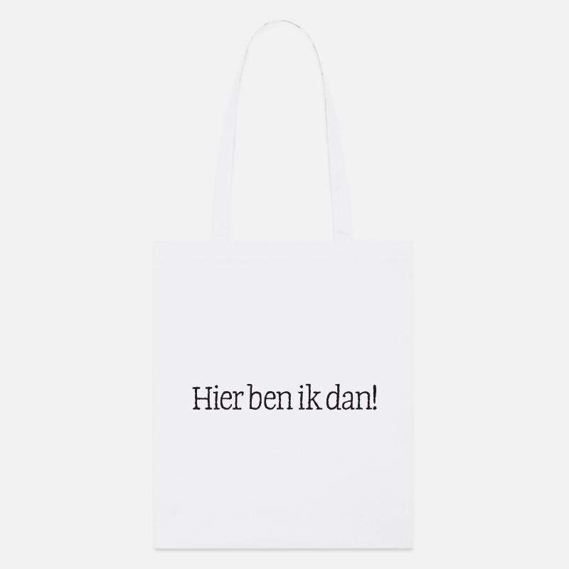 07 Hier bin ich! - Stanley/Stella Bio-Stoffbeutel - Weiß