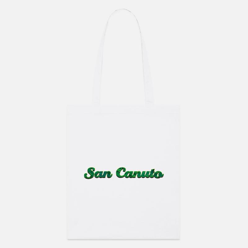 San Cantita Tropical Verde - Stanley/Stella Bio-Stoffbeutel - Weiß