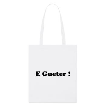 E_gueter_logo - Stanley/Stella Organic Tote Bag - white - Front