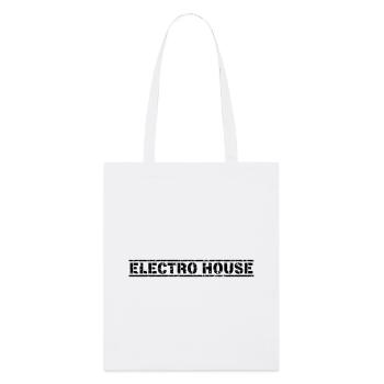 Electro House - Stanley/Stella Organic Tote Bag - white - Front