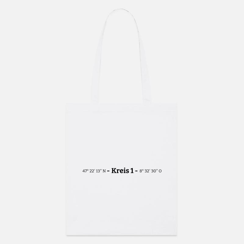 Coordinate Distretto 1 Zurigo - Borsa di stoffa ecologica Stanley/Stella - bianco