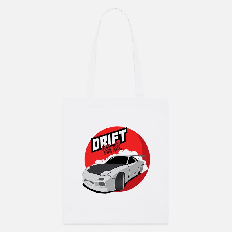RX7 Drift - Stanley/Stella Bio-Stoffbeutel - Weiß