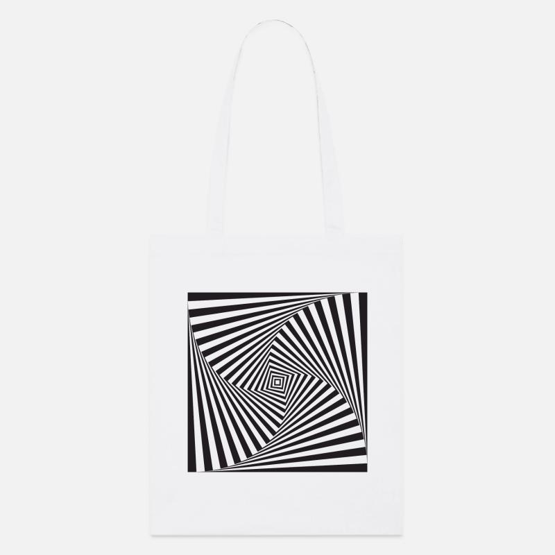 illusion d'optique - Tote bag bio Stanley/Stella - blanc