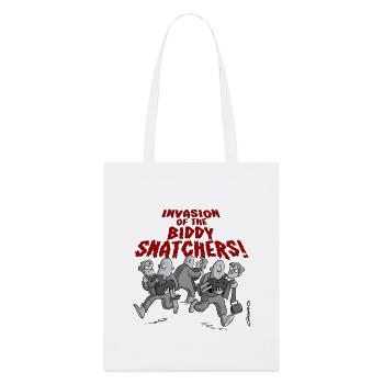 Invasion des Biddy Snatchers - Tote bag bio Stanley/Stella - blanc - Devant