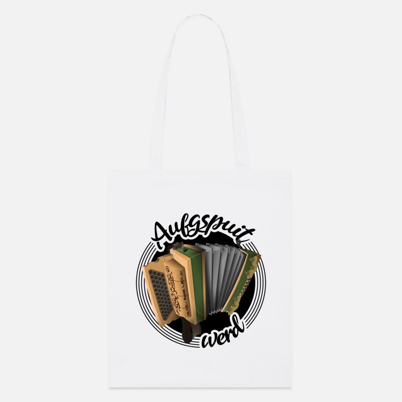 Harmonica - Aufgspuit werd | ZiachON! - Stanley/Stella Organic Tote Bag - white