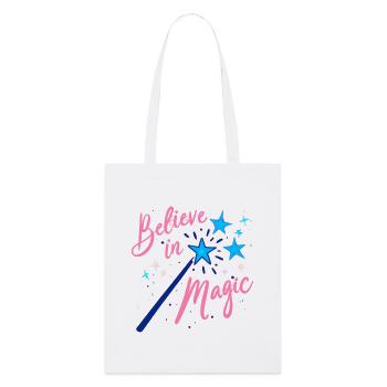 Croyez en la magie - Tote bag bio Stanley/Stella - blanc - Devant