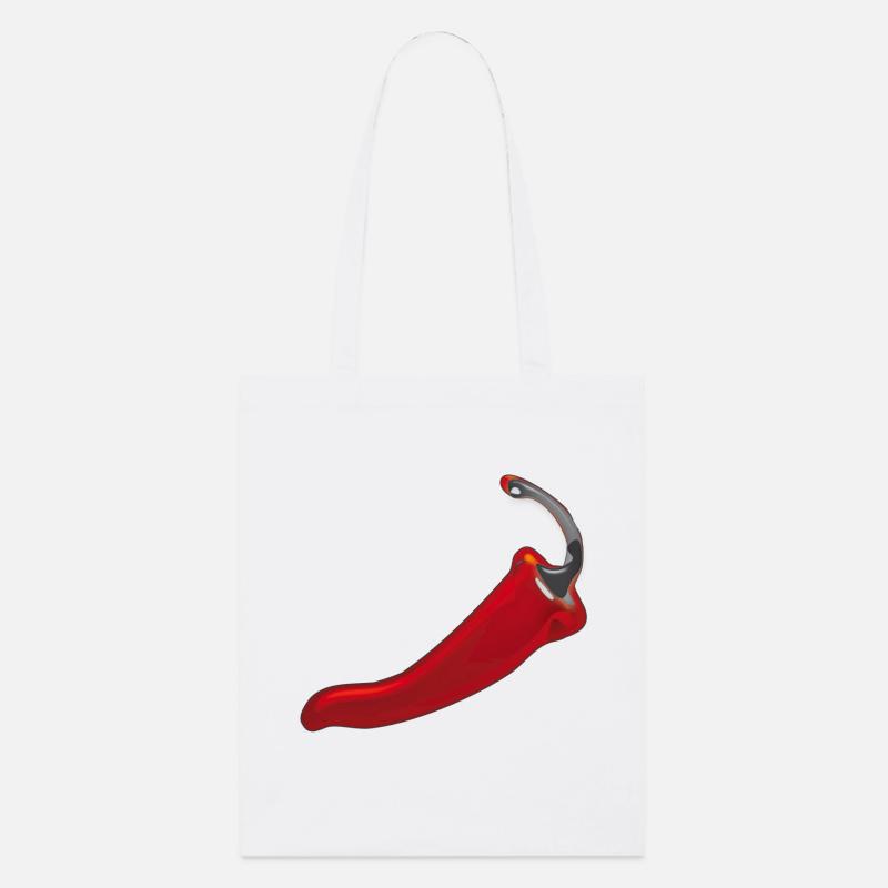 Chili - Stanley/Stella Bio-Stoffbeutel - Weiß