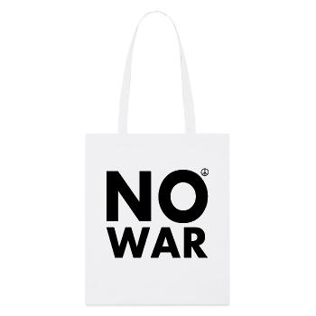 No war - Stanley/Stella Bio-Stoffbeutel - Weiß - Vorne