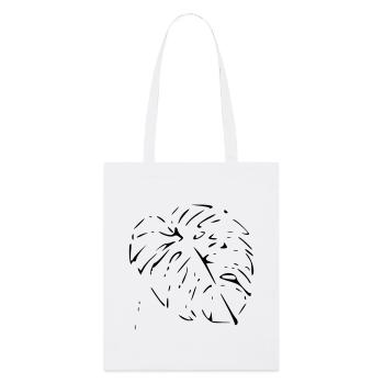 Monstera - Tote bag bio Stanley/Stella - blanc - Devant