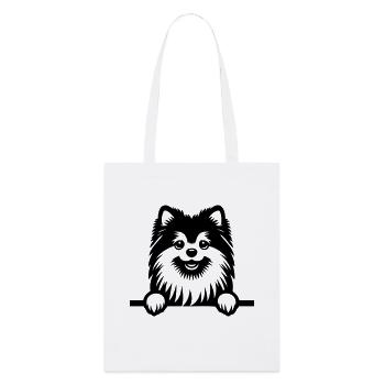 Pomeranian - Stanley/Stella Organic Tote Bag - white - Front