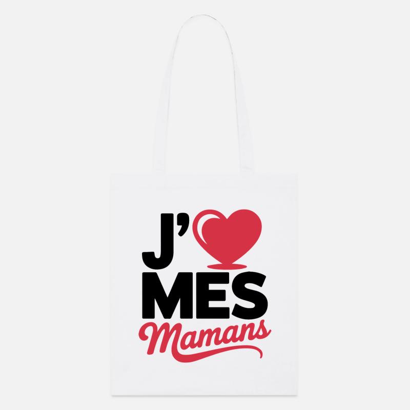 Aime_mes_mamans - Stanley/Stella Bio-Stoffbeutel - Weiß