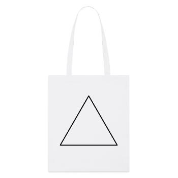 Triangle - Tote bag bio Stanley/Stella - blanc - Devant