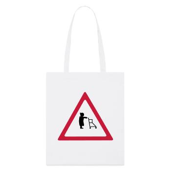 Soutien retraités - Tote bag bio Stanley/Stella - blanc - Devant