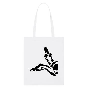 skydive - Stanley/Stella Organic Tote Bag - white - Front