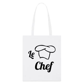 Le Chef - Tote bag bio Stanley/Stella - blanc - Devant