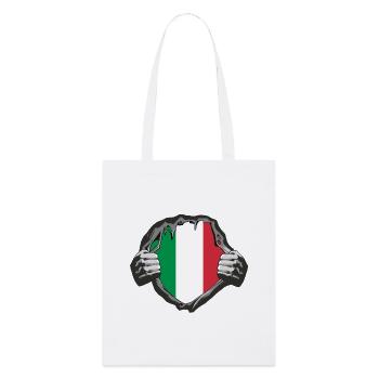 Design poitrine Italie - Tote bag bio Stanley/Stella - blanc - Devant