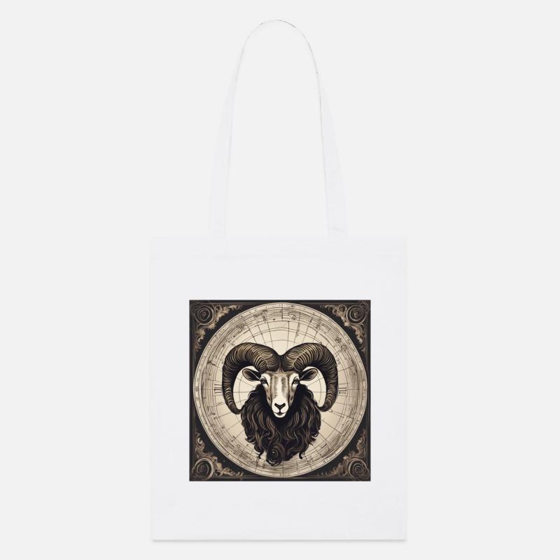Zodiac Aries - Stanley/Stella Bio-Stoffbeutel - Weiß