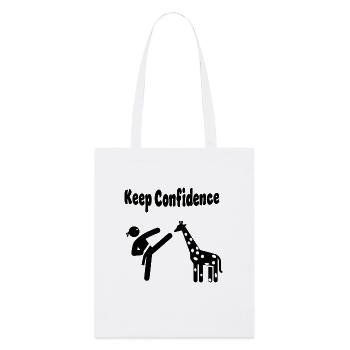 Keep Confidence - Stanley/Stella Organic Tote Bag - white - Front