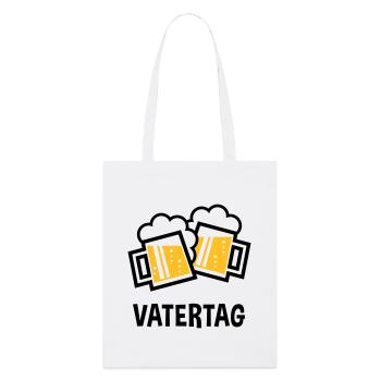 Vatertag (Bier Prosit / Bayrische Bierkrüge / 2C) - Stanley/Stella Bio-Stoffbeutel - Weiß - Vorne