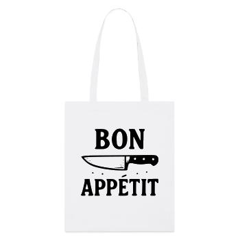 Guten Appetit - Stanley/Stella Bio-Stoffbeutel - Weiß - Vorne