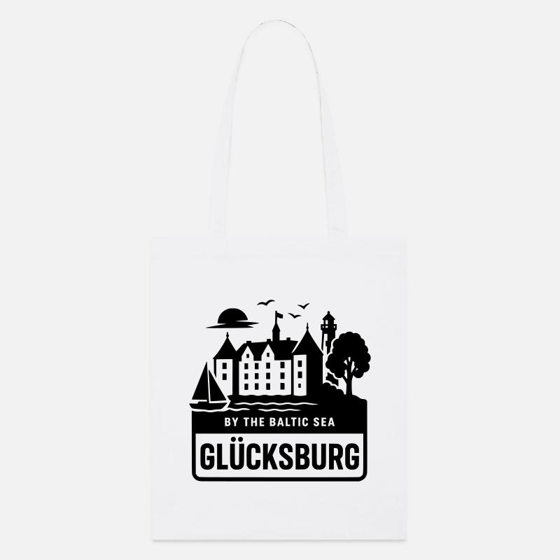 Glücksburg SH - Stanley/Stella Bio-Stoffbeutel - Weiß