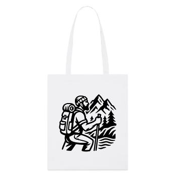 Hiker - Stanley/Stella Organic Tote Bag - white - Front