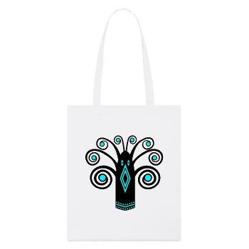 Bird graphic - Stanley/Stella Organic Tote Bag - white - Front