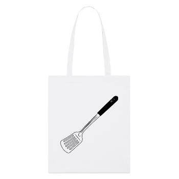 Kitchen utensils baking shovel - Stanley/Stella Organic Tote Bag - white - Front