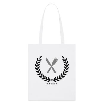 Armoiries de la coutellerie - Tote bag bio Stanley/Stella - blanc - Devant