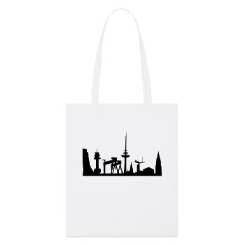 horizon quille - Tote bag bio Stanley/Stella - blanc - Devant