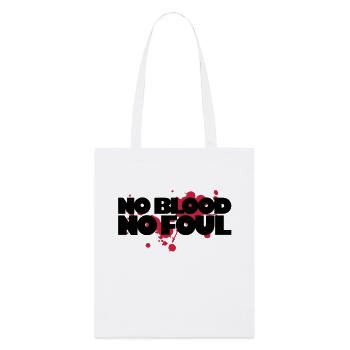 No Blood No Foul - Tote bag bio Stanley/Stella - blanc - Devant