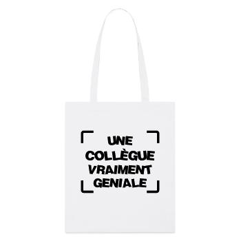 Collègue / Bureau / Travail / Collegue Entreprise - Tote bag bio Stanley/Stella - blanc - Devant
